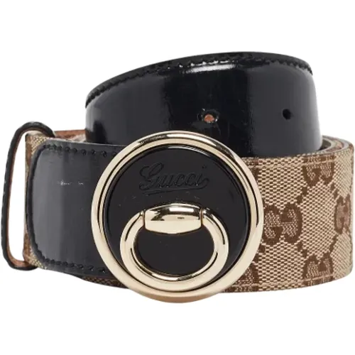 Pre-owned Belts, female, , Size: ONE SIZE Pre-owned Canvas belts - Gucci Vintage - Modalova