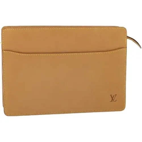 Pre-owned Clutches, female, , Size: ONE SIZE Pre-owned Leather Louis Vuitton Shoulder Bag - Louis Vuitton Vintage - Modalova