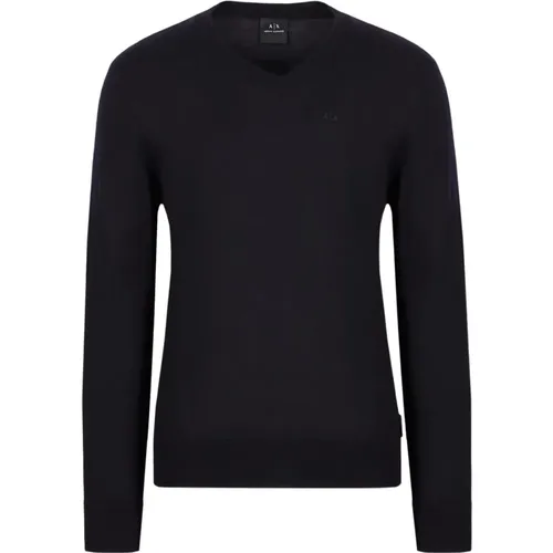 Sweaters for Men , male, Sizes: S, L, XL, M - Armani Exchange - Modalova