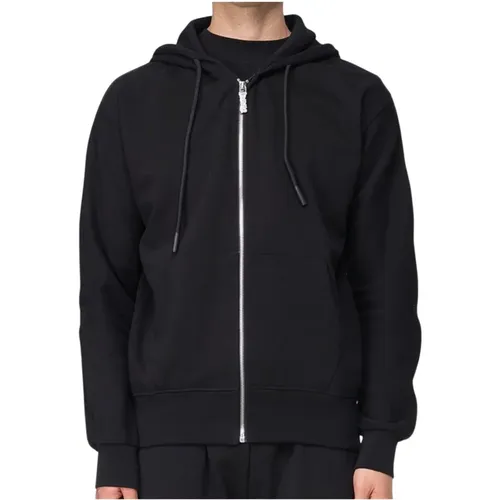 Zip-throughs, male, , Size: S Full Zip Hoodie - Disclaimer - Modalova