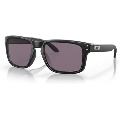 Prizm Rechteckige Sonnenbrille , Herren, Größe: 55 MM - Oakley - Modalova