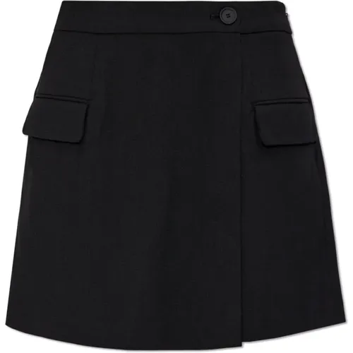 Short Shorts, female, , Size: 2XS Mimmie Asymmetric Skort - AllSaints - Modalova