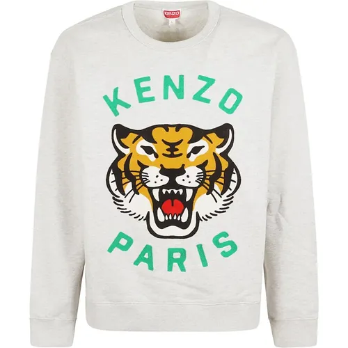 Grauer Sweatshirt Aw24 , Herren, Größe: S - Kenzo - Modalova