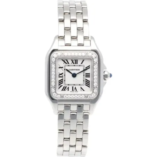 Pre-owned Glass watches , female, Sizes: ONE SIZE - Cartier Vintage - Modalova