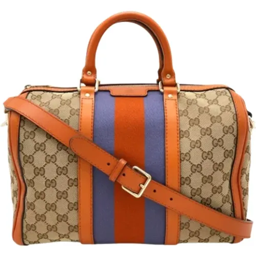 Pre-owned Canvas gucci-bags , female, Sizes: ONE SIZE - Gucci Vintage - Modalova