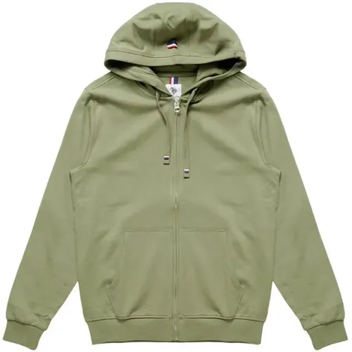 Zip-throughs, male, , Size: XS Cotton Hoodie Sweater - U.s. Polo Assn. - Modalova