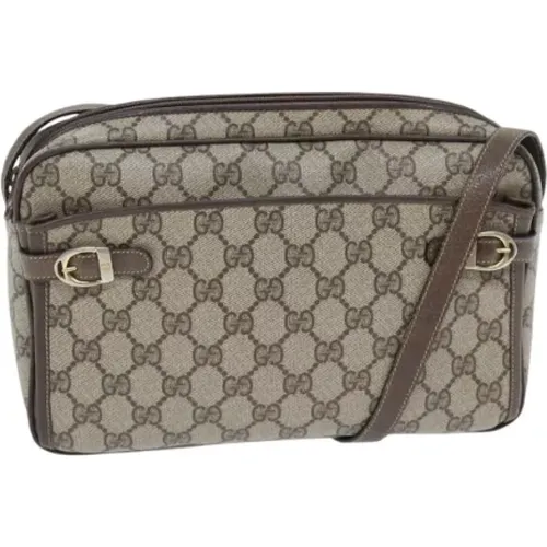 Pre-owned Cross Body Bags, female, , Size: ONE SIZE Pre-owned Leather shoulder-bags - Gucci Vintage - Modalova