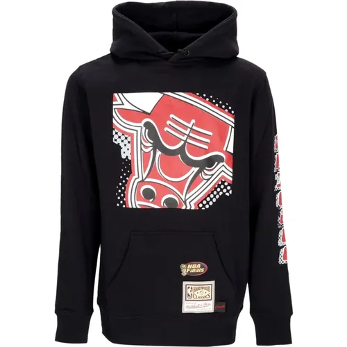 Hoodies, male, , Size: XL Chicago Bulls Hoodie - Mitchell & Ness - Modalova