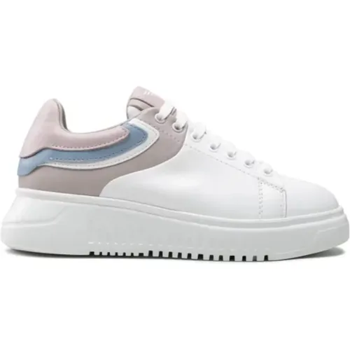 Multicolored Back Insert Sneakers for Women , female, Sizes: 8 UK, 4 UK, 5 UK - Emporio Armani - Modalova