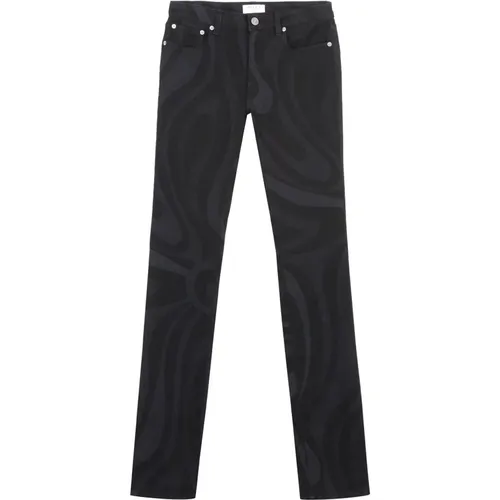 Marmo Print Straight-Leg Jeans , Damen, Größe: XS - EMILIO PUCCI - Modalova