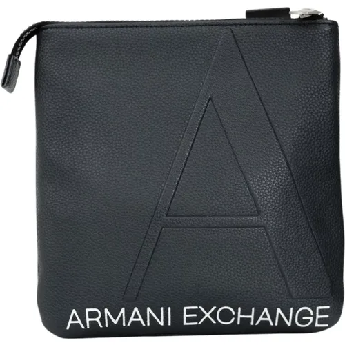 Blau Umhängetasche Klassisches Design - Armani Exchange - Modalova