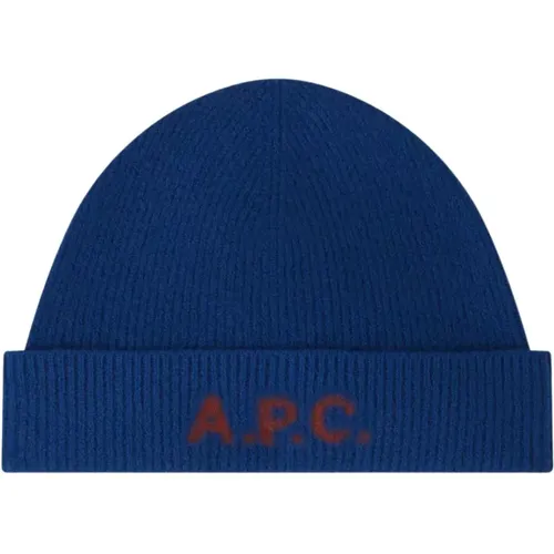 Beanies, unisex, , Size: ONE SIZE Merino Wool Beanie Hat - A.p.c. - Modalova