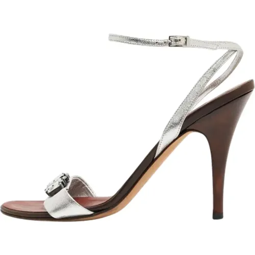 Pre-owned Leather sandals , female, Sizes: 7 UK - Giuseppe Zanotti Pre-owned - Modalova
