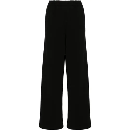 Ribbed Knit Trousers , female, Sizes: M, S - Wardrobe.nyc - Modalova