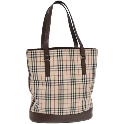 Pre-owned Tote Bags, female, , Size: ONE SIZE Pre-owned Canvas totes - Burberry Vintage - Modalova