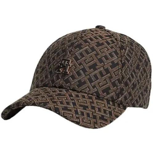 Monogramm Jacquard Cap für Frauen - Tommy Hilfiger - Modalova