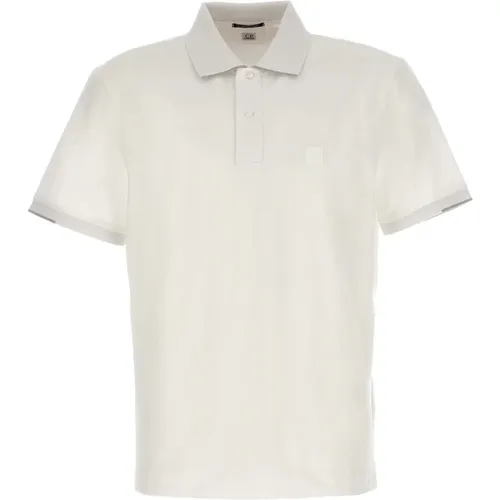 Weißes Poloshirt Metropolis Serie , Herren, Größe: 2XL - C.P. Company - Modalova