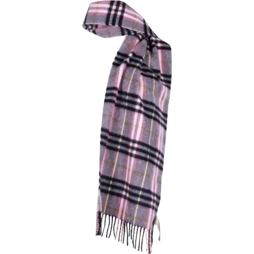 Pre-owned Scarves, female, , Size: ONE SIZE Pre-owned Cashmere scarves - Burberry Vintage - Modalova