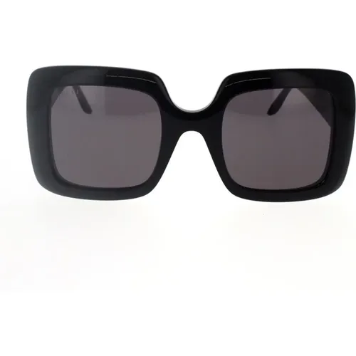Square Oversized Sunglasses with GG Logo , female, Sizes: 52 MM - Gucci - Modalova