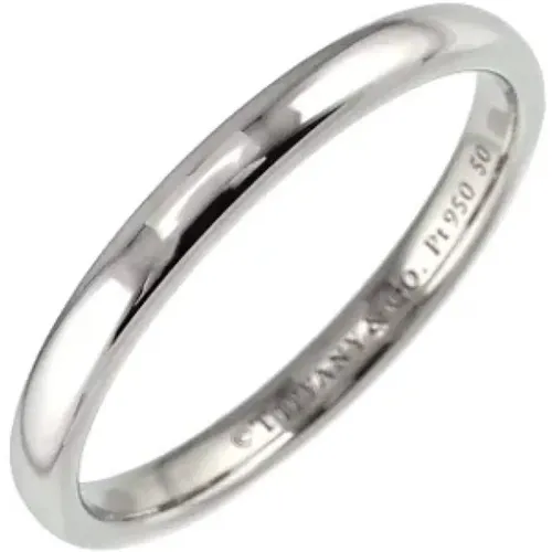 Pre-owned Jewellery, female, , Size: ONE SIZE Pre-owned Platinum rings - Tiffany & Co. Pre-owned - Modalova