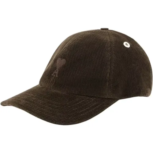 Cotton Tonal ADC Cap , unisex, Sizes: ONE SIZE - Ami Paris - Modalova