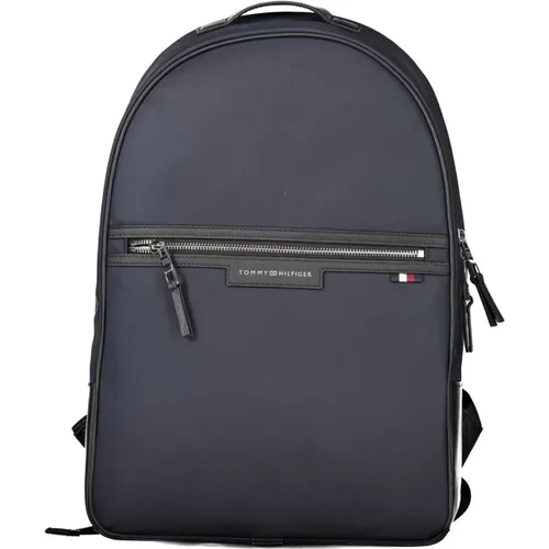 Backpacks, male, , Size: ONE SIZE Men's Backpack with Laptop Compartment - Tommy Hilfiger - Modalova