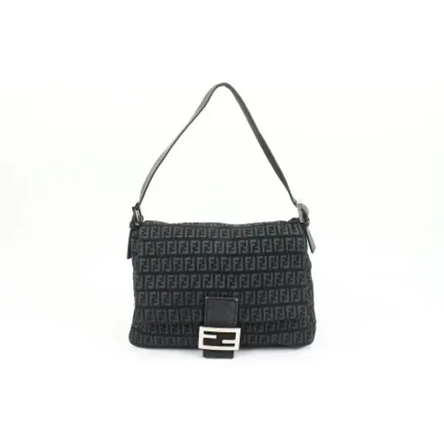 Pre-owned Shoulder Bags, female, , Size: ONE SIZE Pre-owned Canvas fendi-bags - Fendi Vintage - Modalova