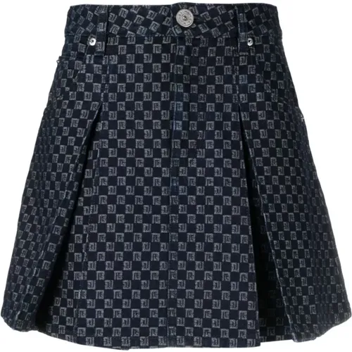 Cotton Skirt with Triple Loop , female, Sizes: XS, S, M - Balmain - Modalova