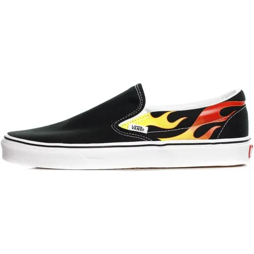 Sneakers, male, , Size: 12 US Flame Low Slip-on Shoes - Vans - Modalova