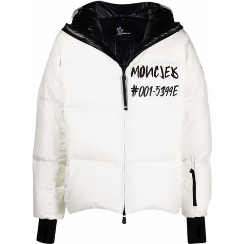 Logo Printed Hooded Jacket , male, Sizes: XL - Moncler - Modalova