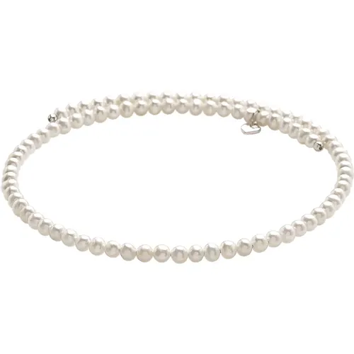 Et Voilà Silver Necklace with Fresh Water Pearls , female, Sizes: ONE SIZE - Chantecler - Modalova