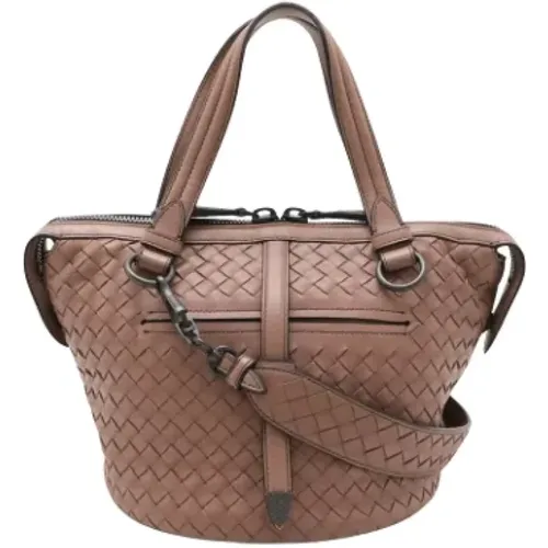 Pre-owned Tote Bags, female, , Size: ONE SIZE Pre-owned Leather handbags - Bottega Veneta Vintage - Modalova