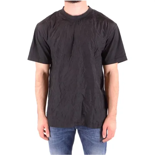 T-Shirts, male, , Size: S Short Sleeve Round Neck T-shirt - alexander mcqueen - Modalova