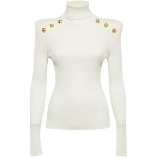 Pre-owned Knitwear & Sweatshirts, female, , Size: M Pre-owned Fabric tops - Balmain Pre-owned - Modalova