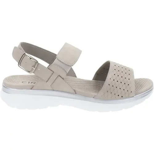 Sommer Sandalen aus Kunstleder , Damen, Größe: 39 EU - Cinzia Soft - Modalova