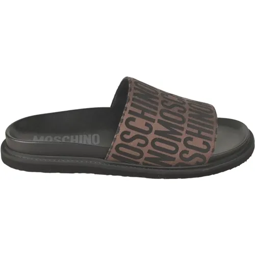 Sandals , male, Sizes: 10 UK - Moschino - Modalova