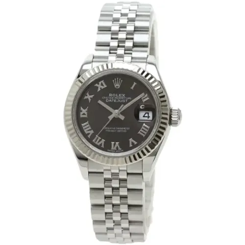 Pre-owned Stainless Steel watches , unisex, Sizes: ONE SIZE - Rolex Vintage - Modalova