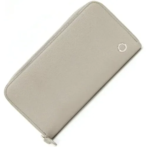 Pre-owned Wallets, male, , Size: ONE SIZE Pre-owned Leather wallets - Bvlgari Vintage - Modalova