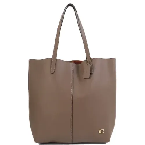 Pre-owned Tote Bags, female, , Size: ONE SIZE Pre-owned Leather totes - Coach Pre-owned - Modalova