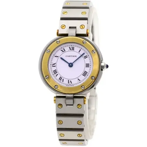 Pre-owned Watches, female, , Size: ONE SIZE Pre-owned Stainless Steel watches - Cartier Vintage - Modalova