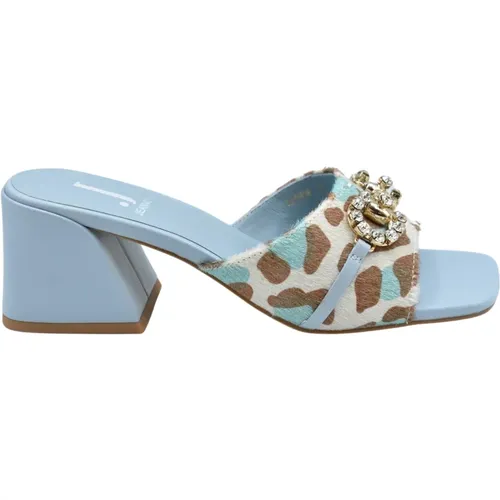 Leopard Print Flat Shoes , female, Sizes: 3 UK, 4 UK - Jeannot - Modalova