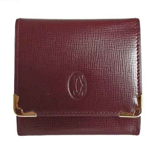 Pre-owned Leather wallets , female, Sizes: ONE SIZE - Cartier Vintage - Modalova