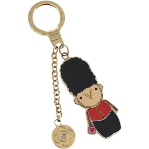 Pre-owned Accessories, female, , Size: ONE SIZE Pre-owned Canvas Key Holder - Louis Vuitton Vintage - Modalova