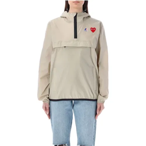Waterproof Hooded Jacket Ss24 , female, Sizes: 2XL - Comme des Garçons - Modalova