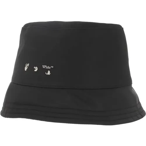 Hats, unisex, , Size: S Stylish Bucket Hat - Off White - Modalova