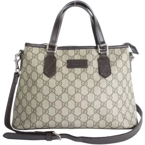 Pre-owned Tote Bags, female, , Size: ONE SIZE Pre-owned Leather gucci-bags - Gucci Vintage - Modalova