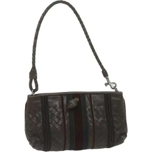 Pre-owned Leather shoulder-bags , female, Sizes: ONE SIZE - Bottega Veneta Vintage - Modalova