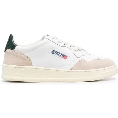 Medalist Low Leather Suede Sneakers , female, Sizes: 9 UK, 11 UK, 10 UK, 8 UK, 6 UK, 7 UK - Autry - Modalova