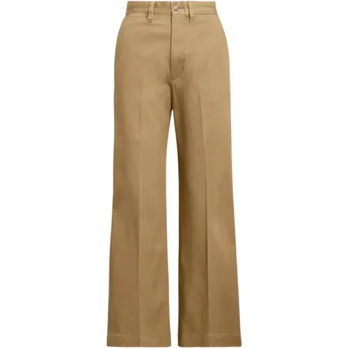 Chino-Hose mit weiten Beinen , Damen, Größe: S - Ralph Lauren - Modalova