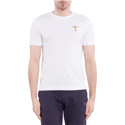 T-Shirts , male, Sizes: XL, S, 2XL - aeronautica militare - Modalova